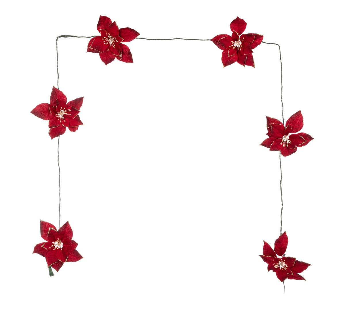 Poinsettia Garlands (Plug-In)