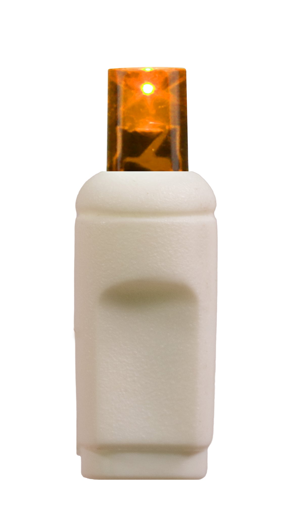 5MM Concave 10L Lights - 2.5" Spacing - White Cord (Polybag)