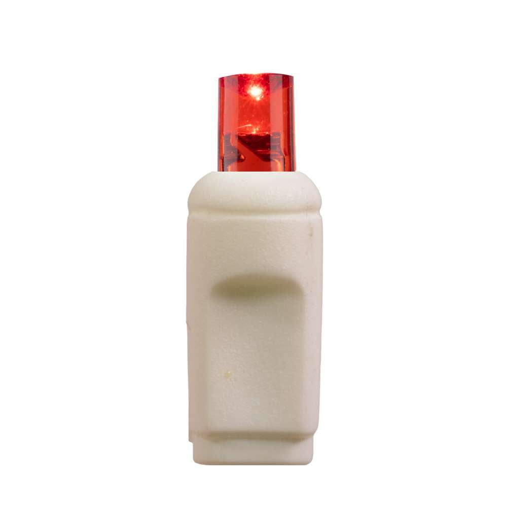 5MM Concave 15L Lights - 2.5" Spacing - White Cord (Polybag)