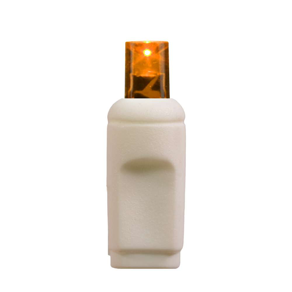 5MM Concave 15L Lights - 2.5" Spacing - White Cord (Polybag)