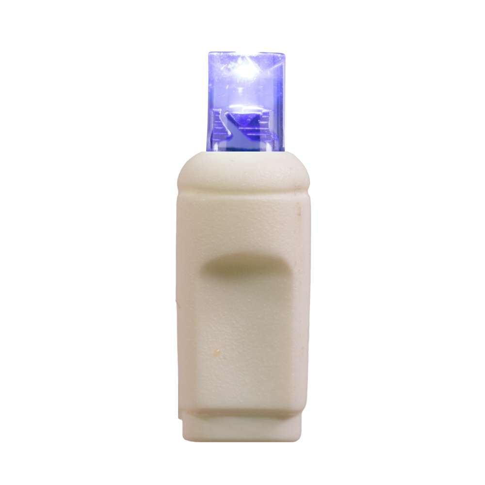 5MM Concave 15L Lights - 2.5" Spacing - White Cord (Polybag)