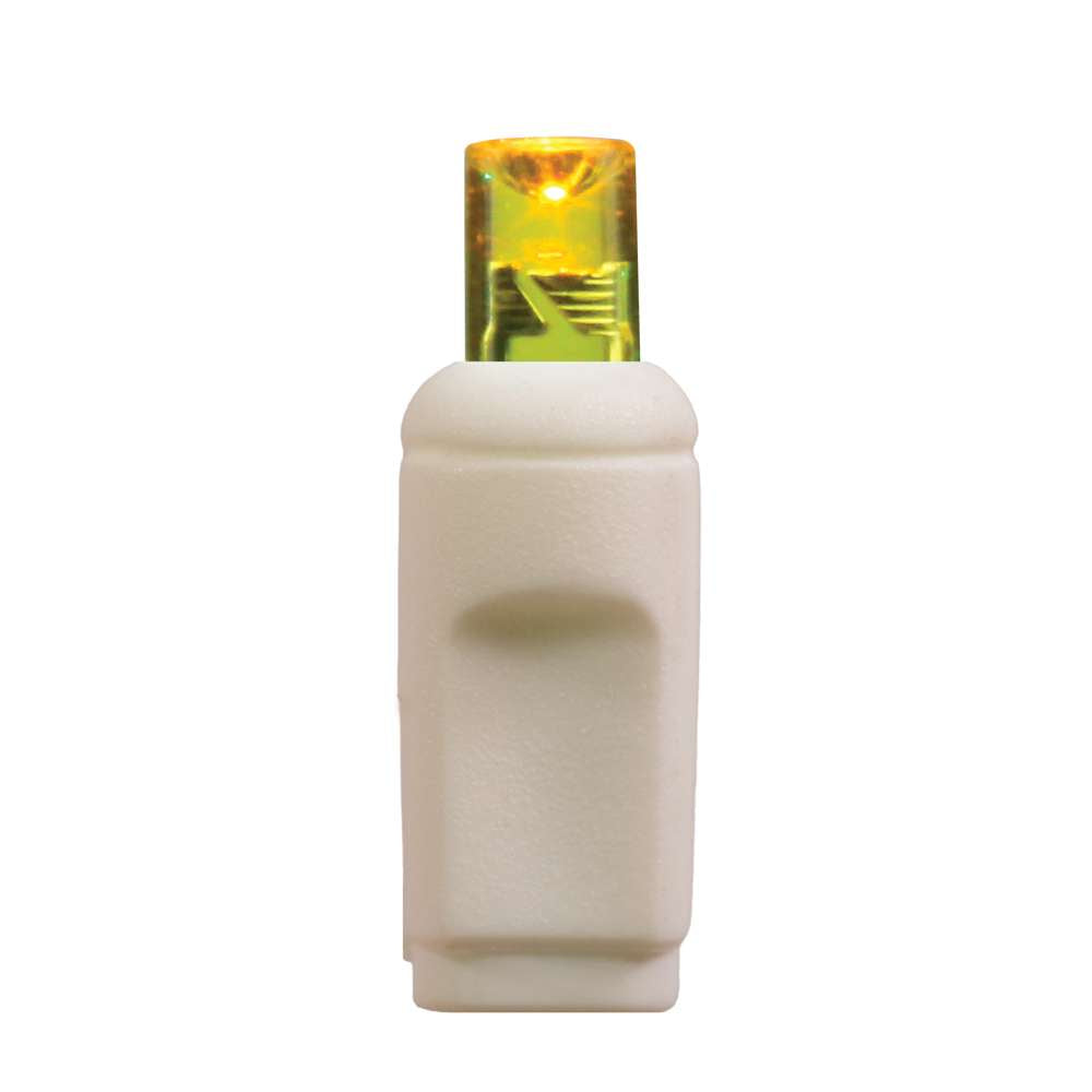 5MM Concave 20L Lights - 2.5" Spacing - White Cord (Polybag)