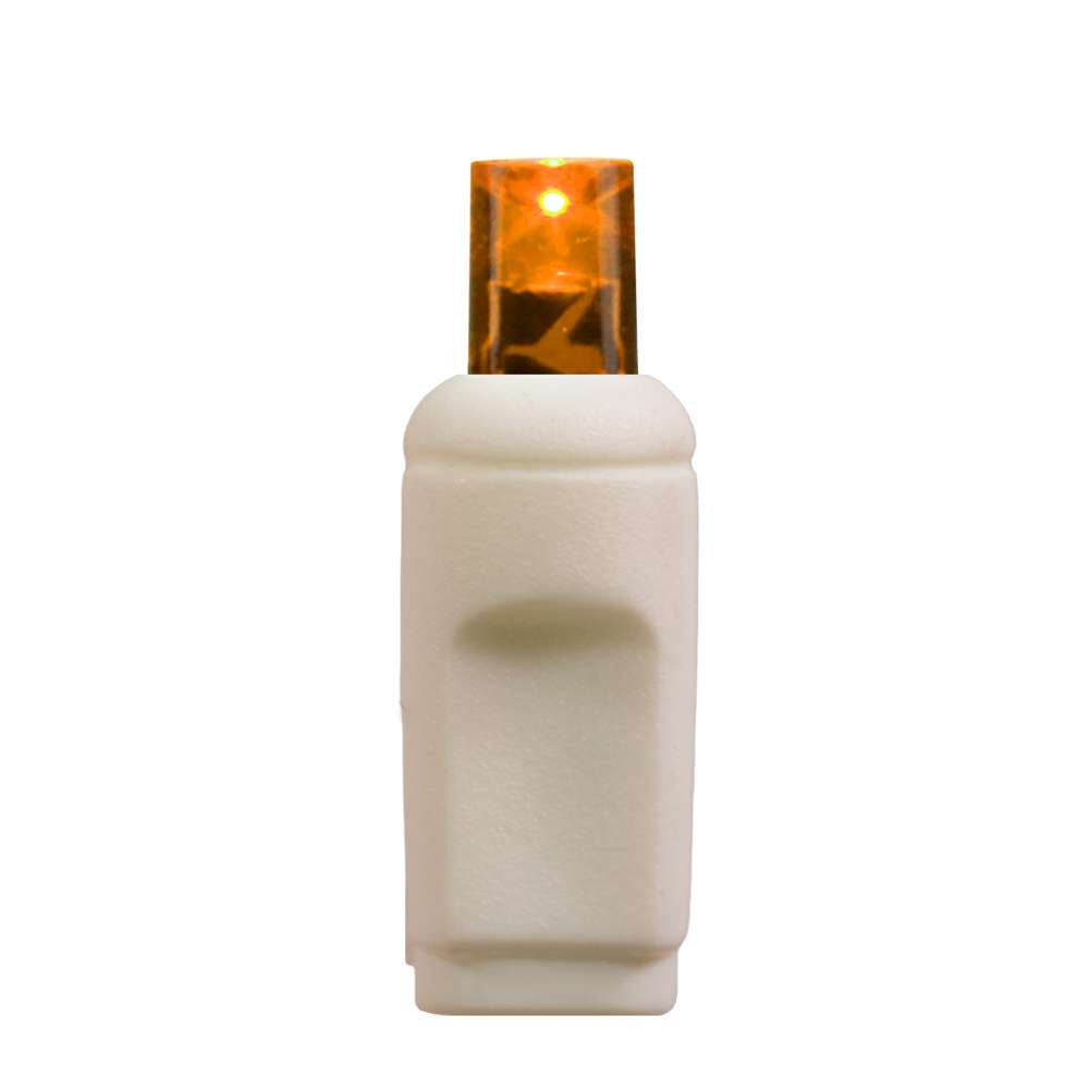 5MM Concave 20L Lights - 2.5" Spacing - White Cord (Polybag)