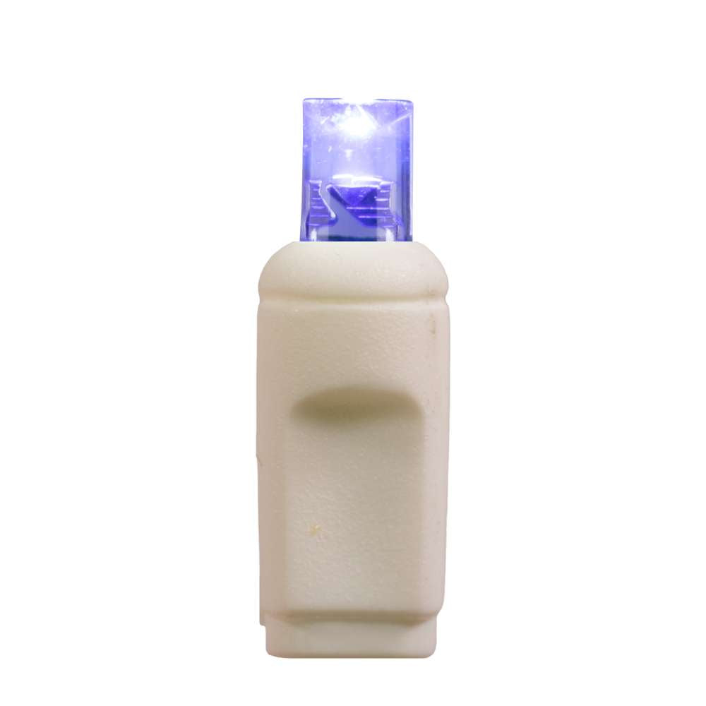 5MM Concave 20L Lights - 2.5" Spacing - White Cord (Polybag)