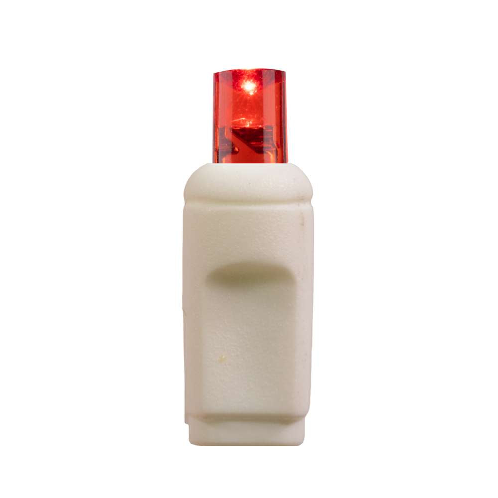 5MM Concave 35L Lights - 2.5" Spacing - White Cord (Polybag)