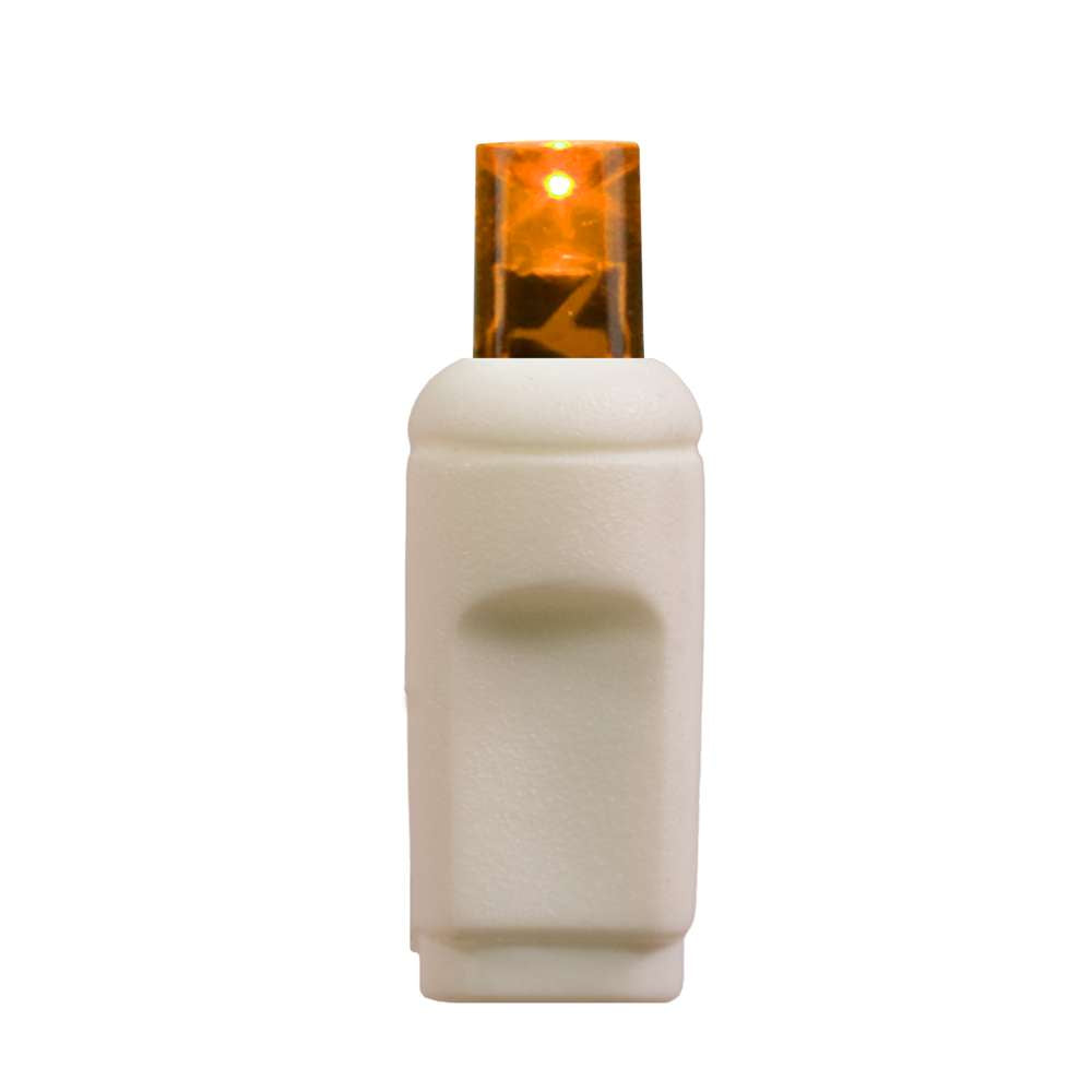 5MM Concave 35L Lights - 2.5" Spacing - White Cord (Polybag)