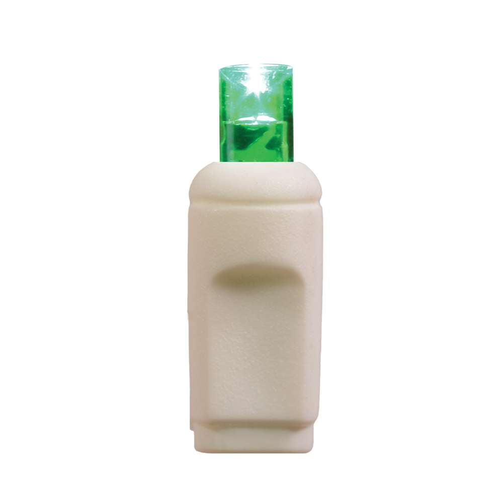 5MM Concave 35L Lights - 2.5" Spacing - White Cord (Polybag)