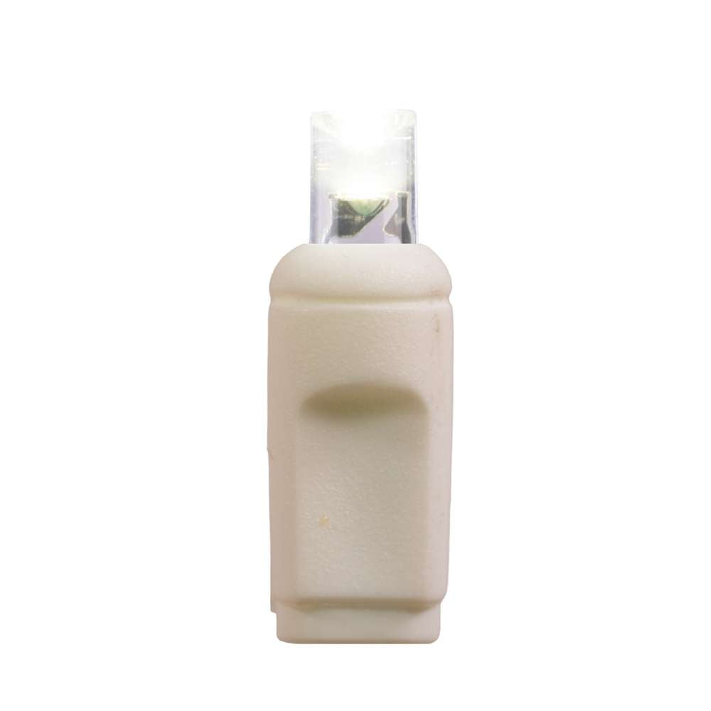 5MM Concave 35L Lights - 2.5" Spacing - White Cord (Polybag)