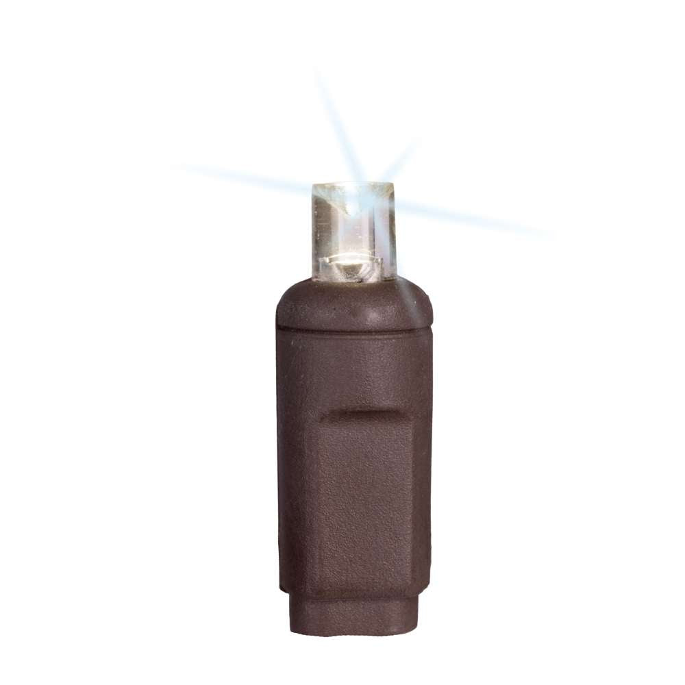 5MM Concave 50L Lights - 6" Spacing - Brown Cord (Balled)