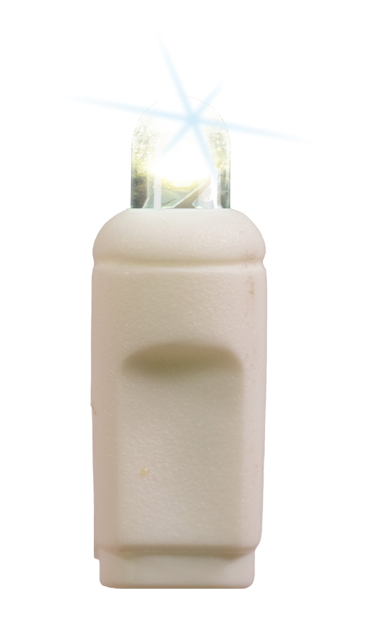 5MM Concave 50L Lights - 6" Spacing - White Cord (Balled)