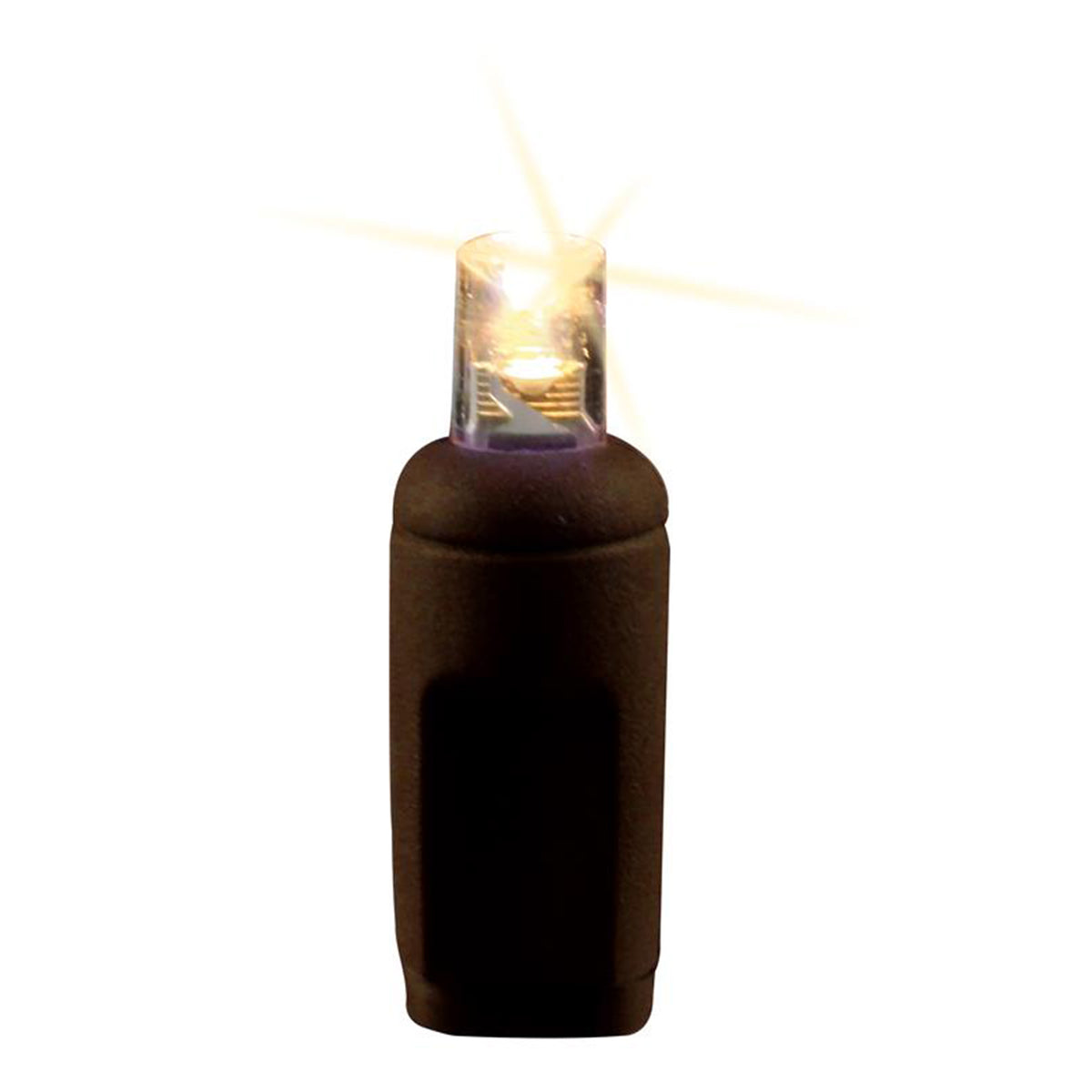 5MM Concave 70L Lights - 4" Spacing - Brown Cord (Balled)