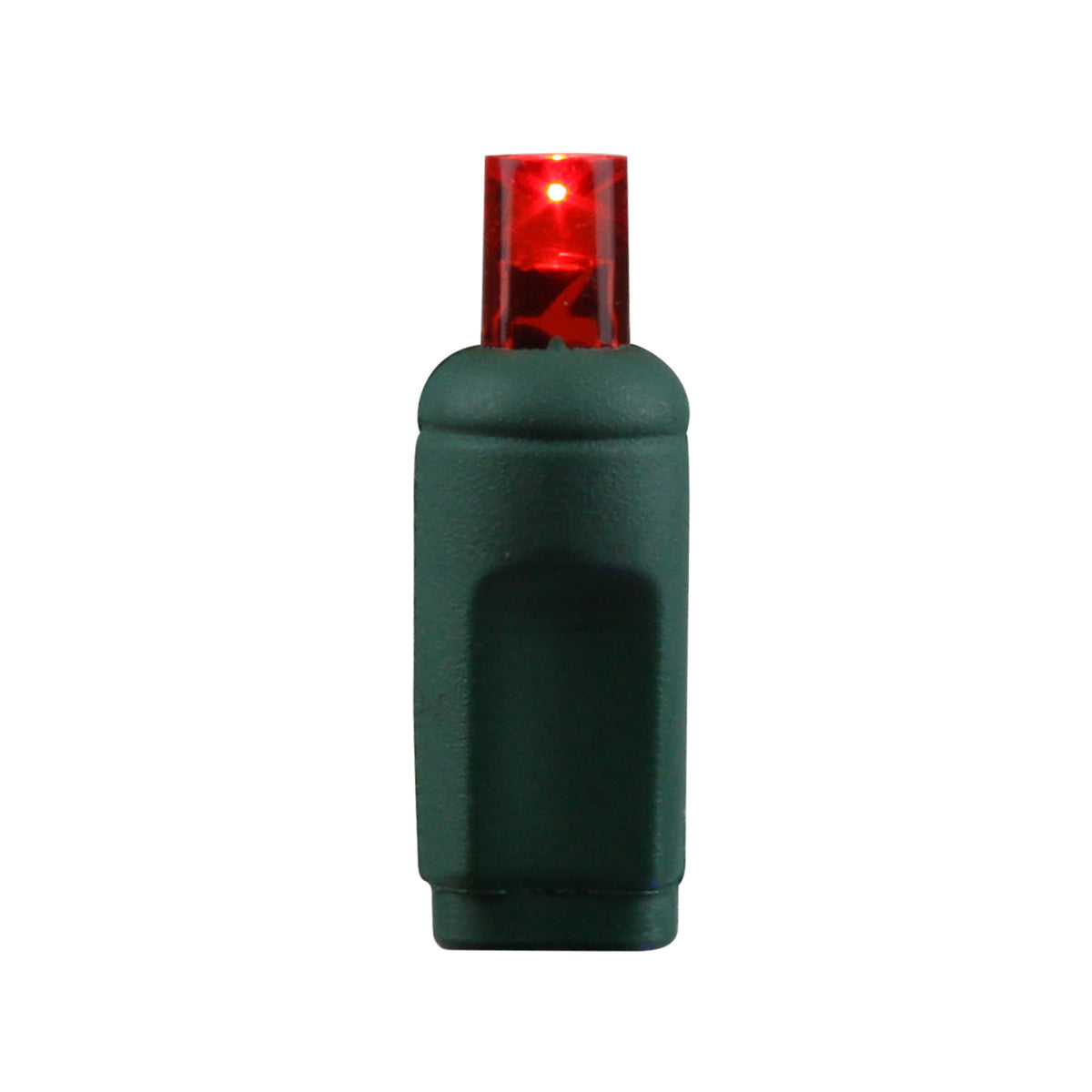 5MM Concave 50L Lights - 4" Spacing - Green Cord (Retail Box)