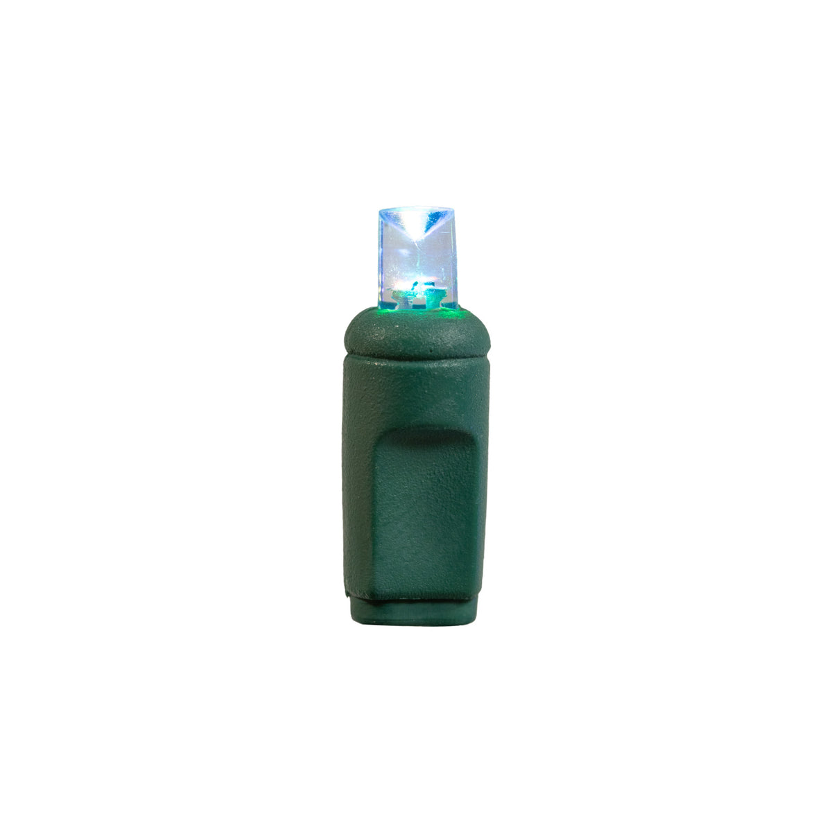 5MM Concave 50L Lights - 6" Spacing - Green Cord (Balled)