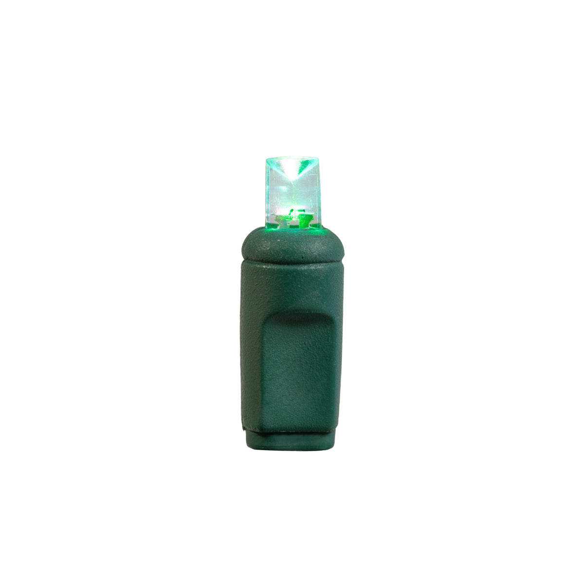 5MM Concave 50L Lights - 6" Spacing - Green Cord (Balled)