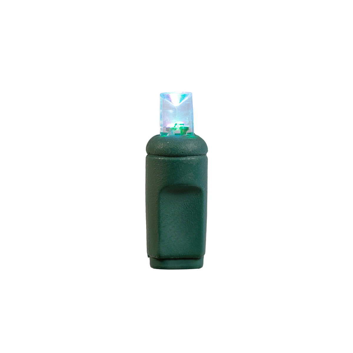 5MM Concave 50L Lights - 6" Spacing - Green Cord (Balled)