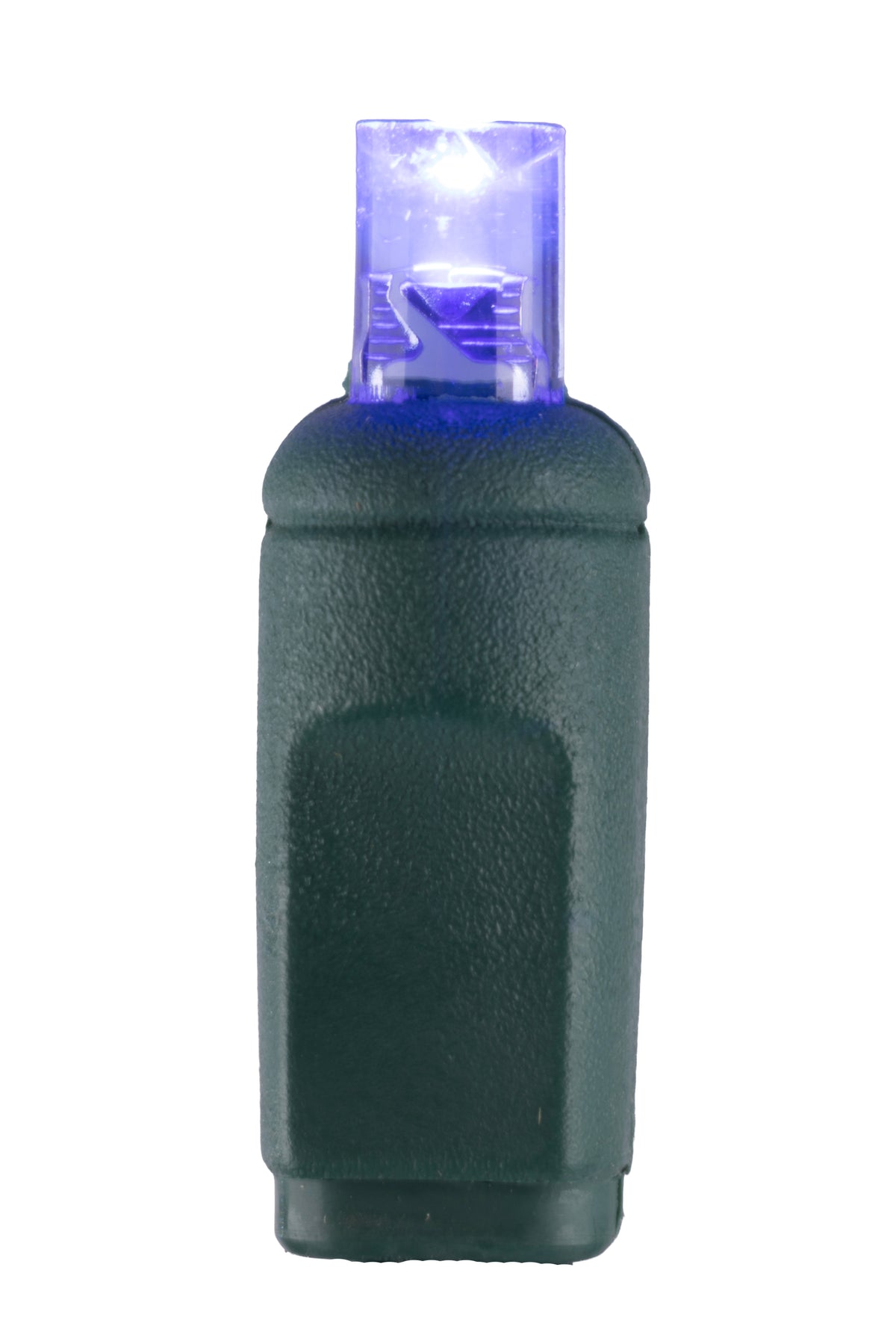 5MM Concave 70L Lights - 4" Spacing - Green Cord (Balled)