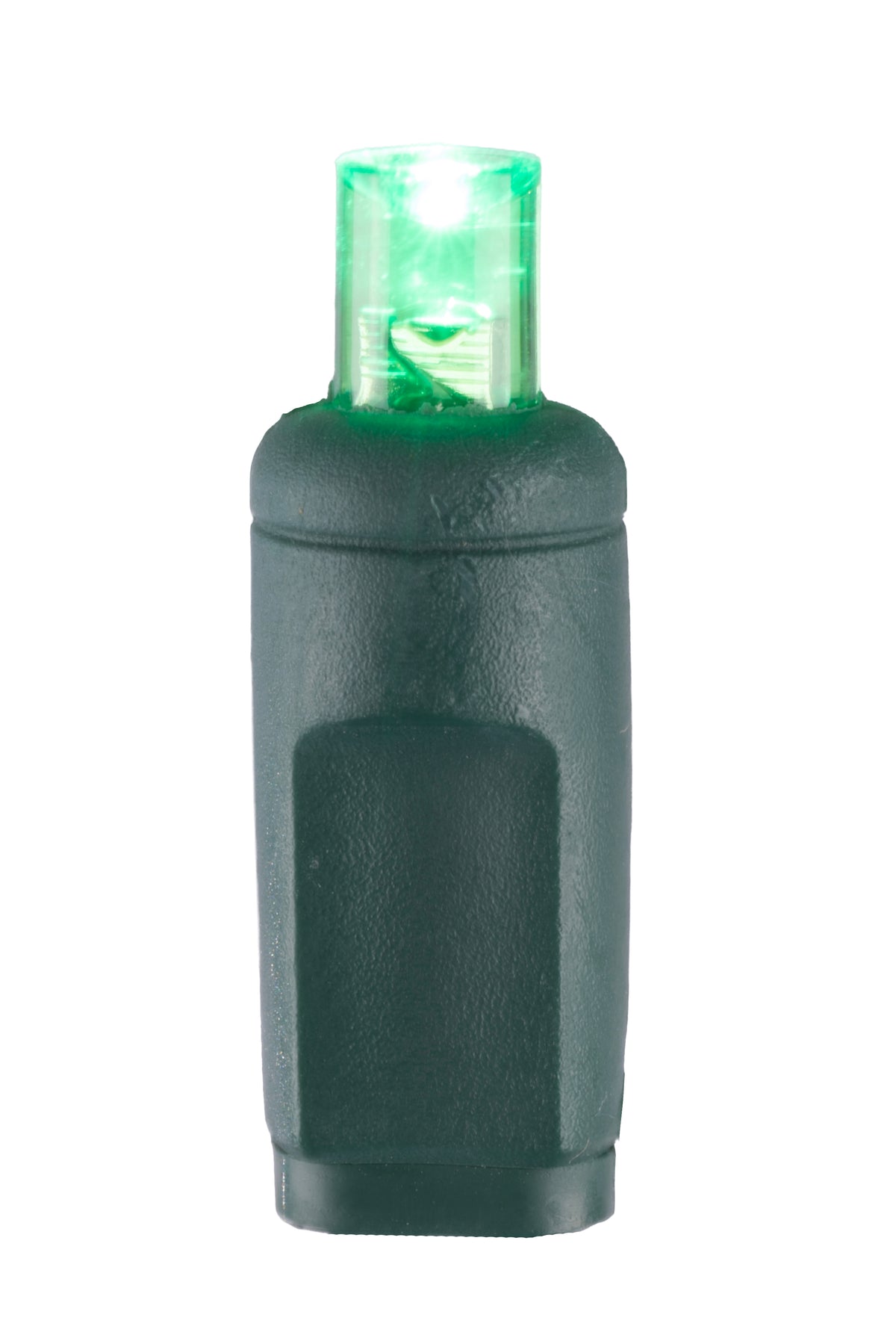 5MM Concave 70L Lights - 4" Spacing - Green Cord (Balled)