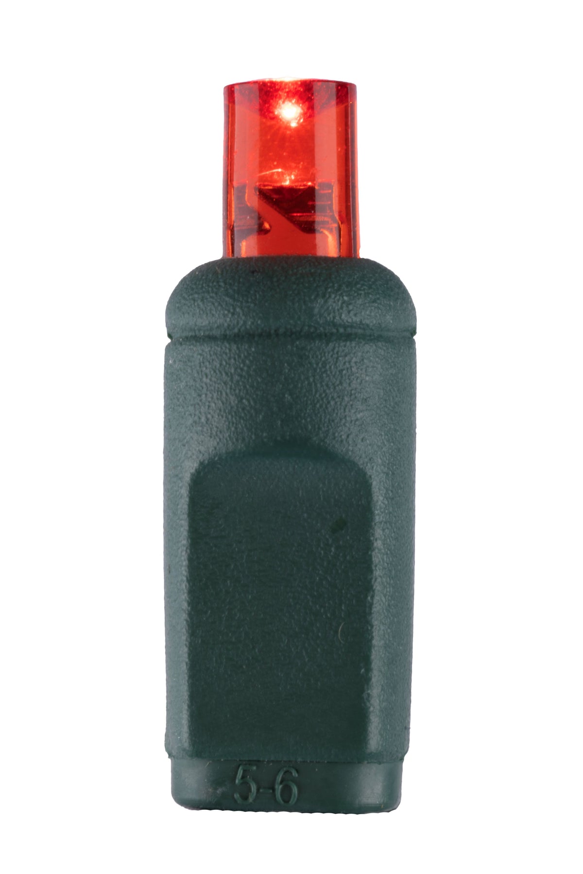 5MM Concave 70L Lights - 4" Spacing - Green Cord (Balled)