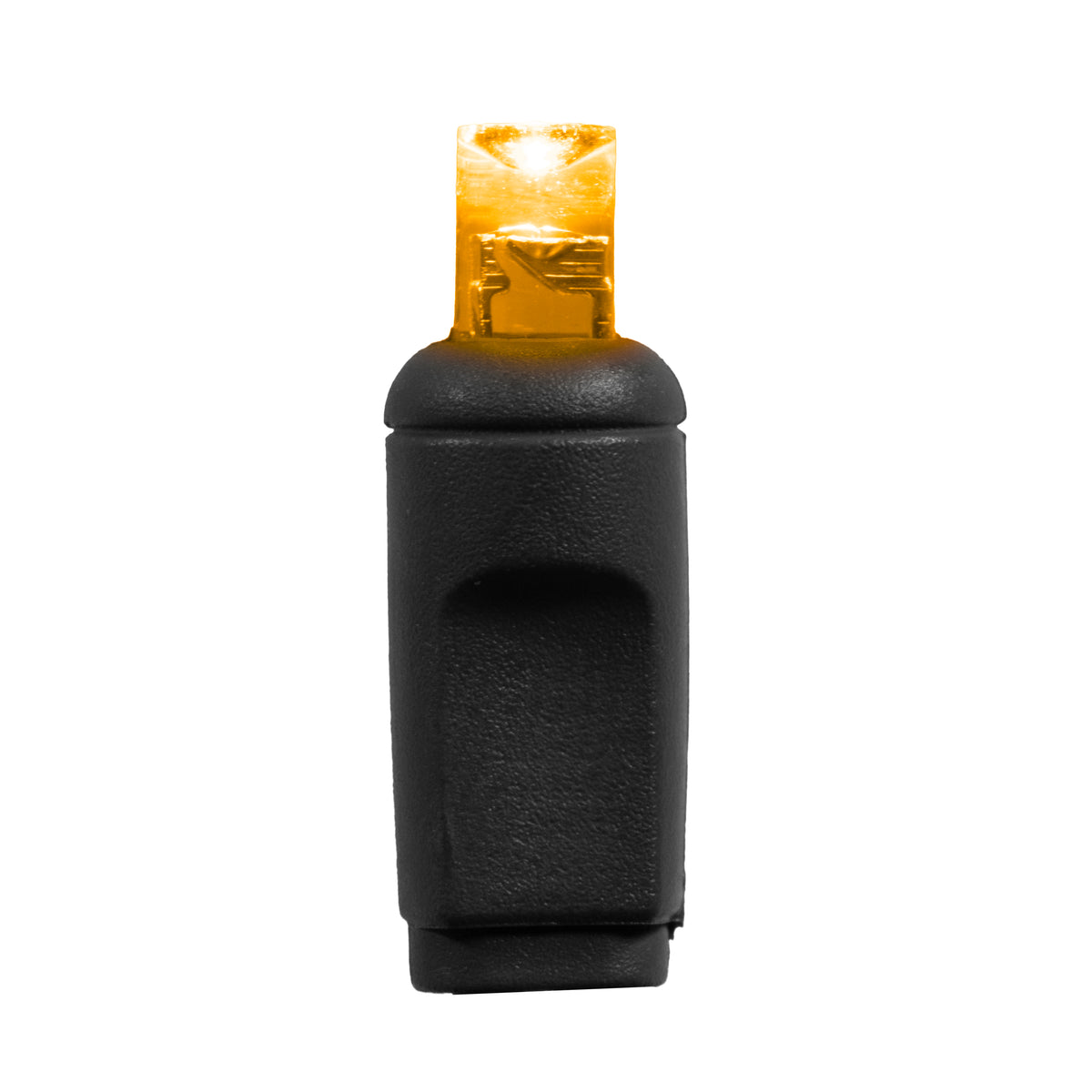 5MM Concave 50L Lights - 6" Spacing - Black Cord (Balled)