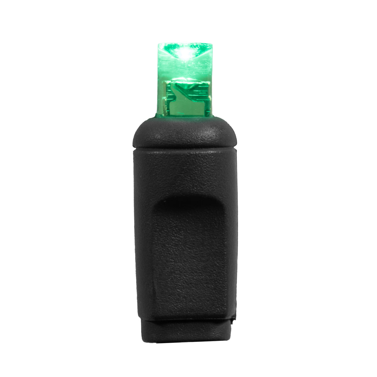 5MM Concave 50L Lights - 6" Spacing - Black Cord (Balled)