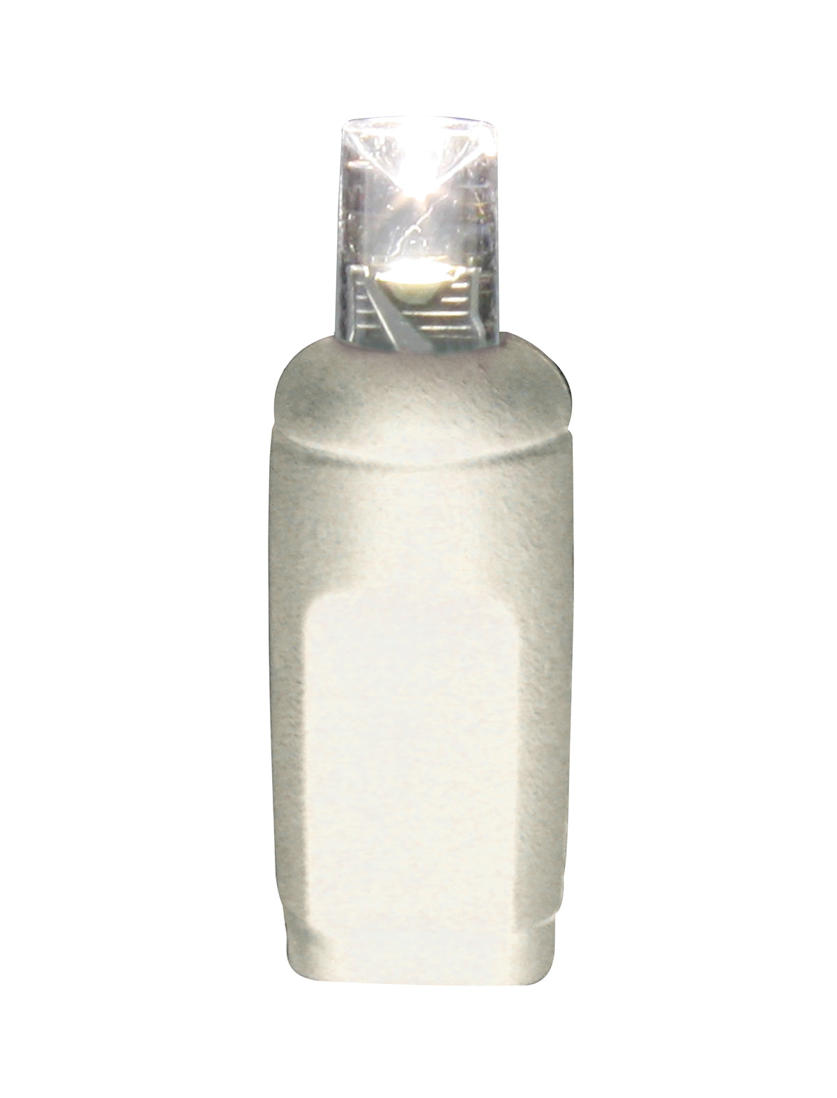 5MM Concave 70L Coax Lights - 4" Spacing - White Cord (Balled)