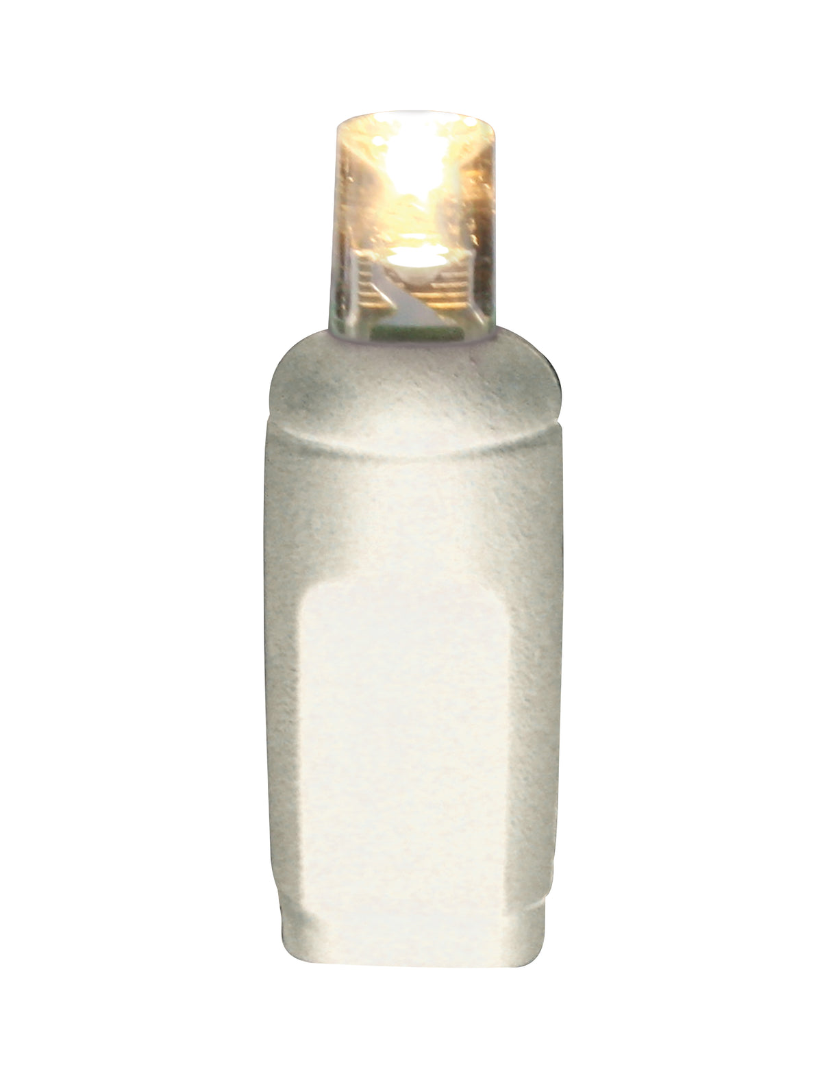 5MM Concave 50L Coax Lights - 6" Spacing - White Cord (Balled)