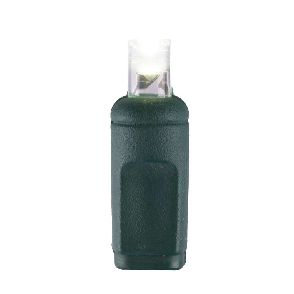 5MM Concave 70L Coax Lights - 4" Spacing - Green Cord (Balled)