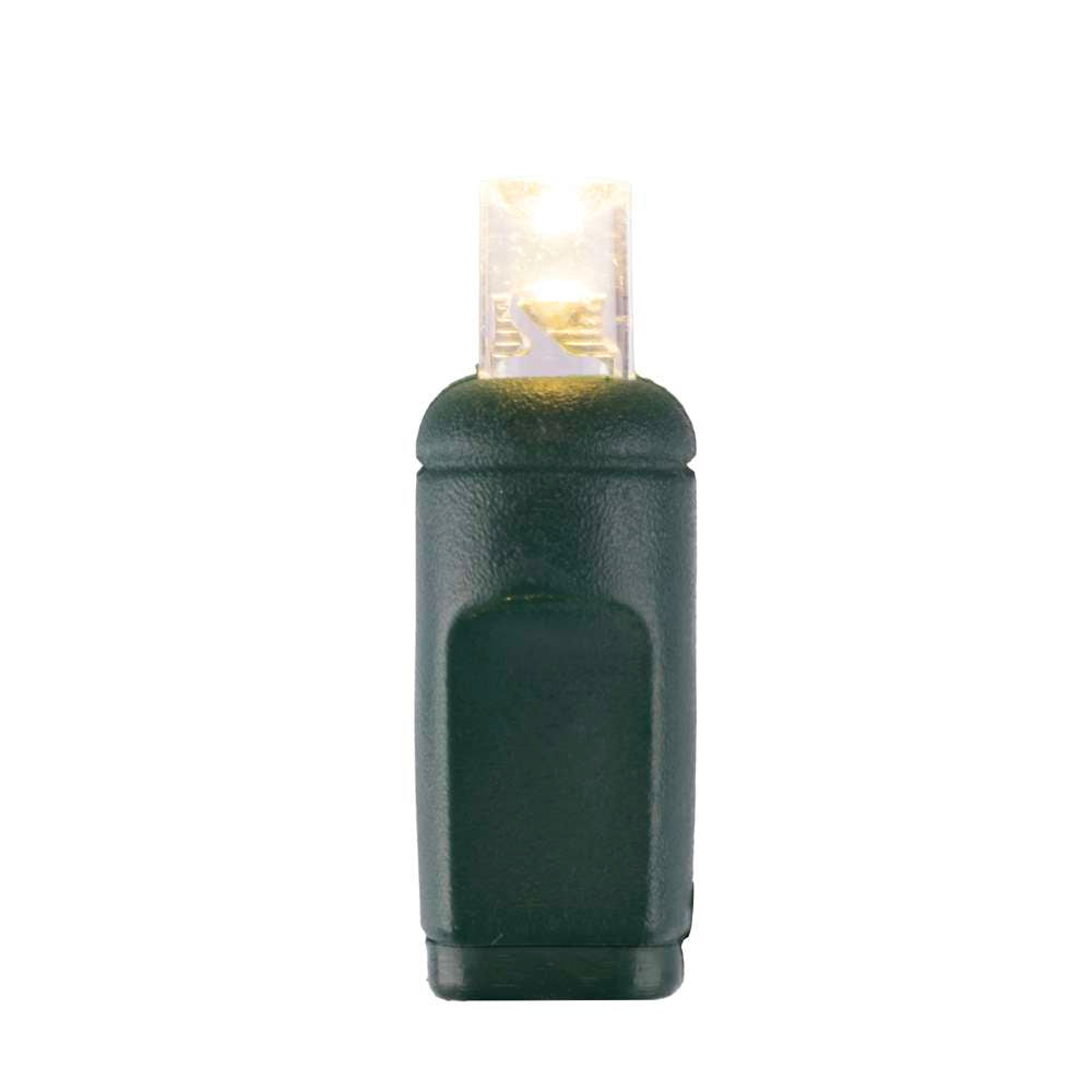 5MM Concave 70L Coax Lights - 6" Spacing - Green Cord (Balled)