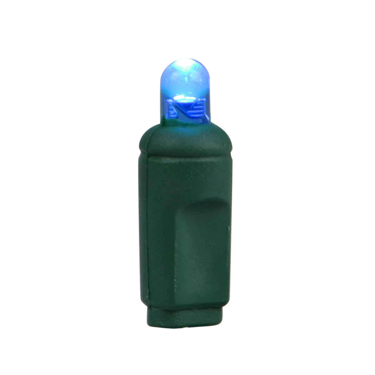 5MM Convex 50L Lights - 6" Spacing - Green Cord (Balled)