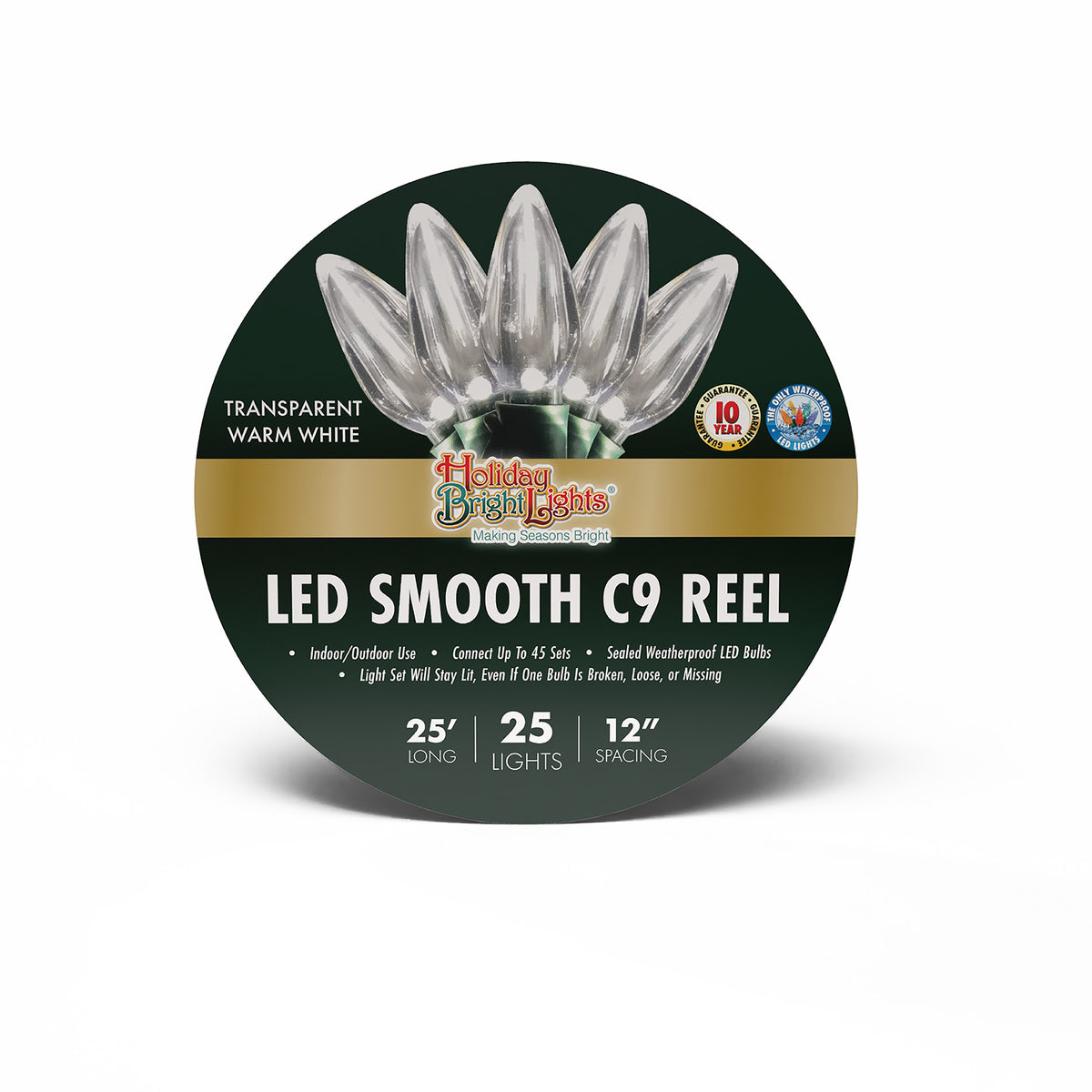 C9 25L 12" Spacing Lights (Reel)