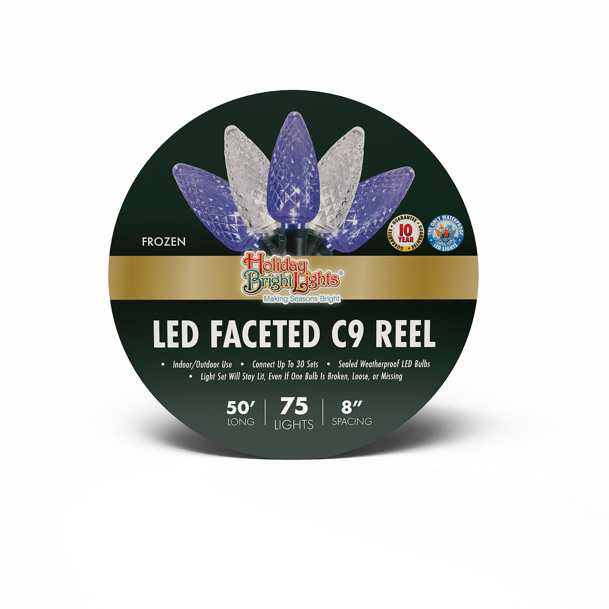 C9 75L 12" Spacing Commercial Lights (Reel)