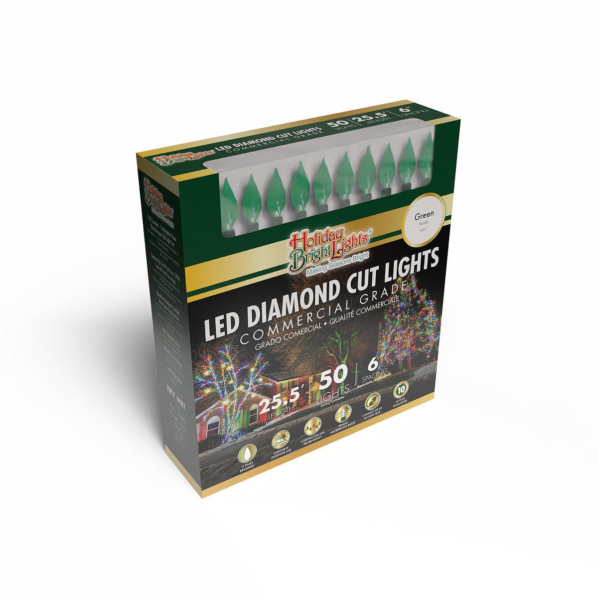 C6 Diamond Cut 50L Lights (Retail Box)