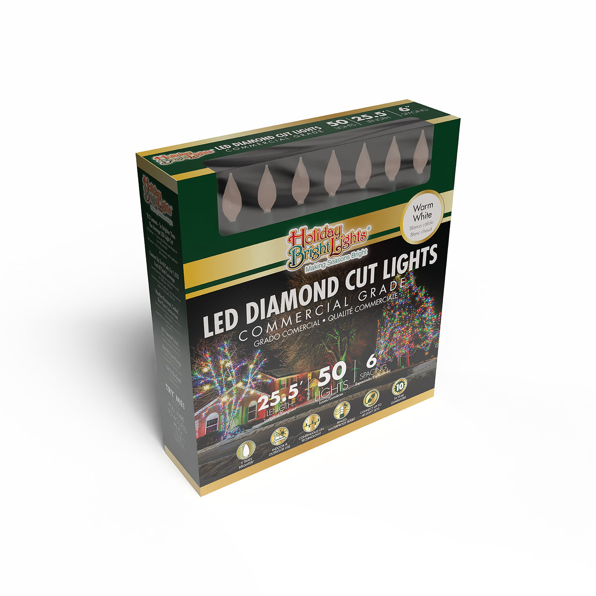 C6 Diamond Cut 50L Lights (Retail Box)