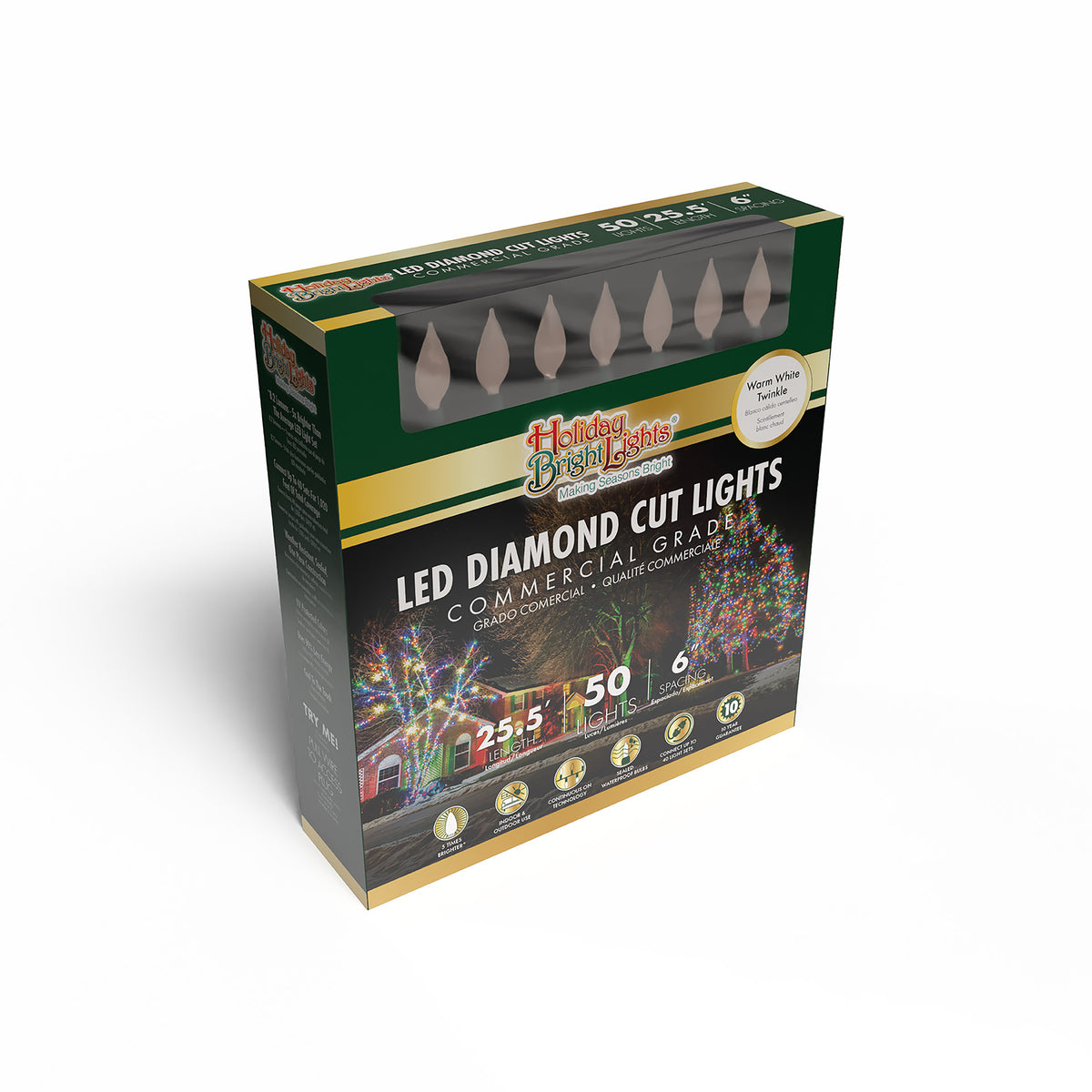 C6 Diamond Cut 50L Lights (Retail Box)