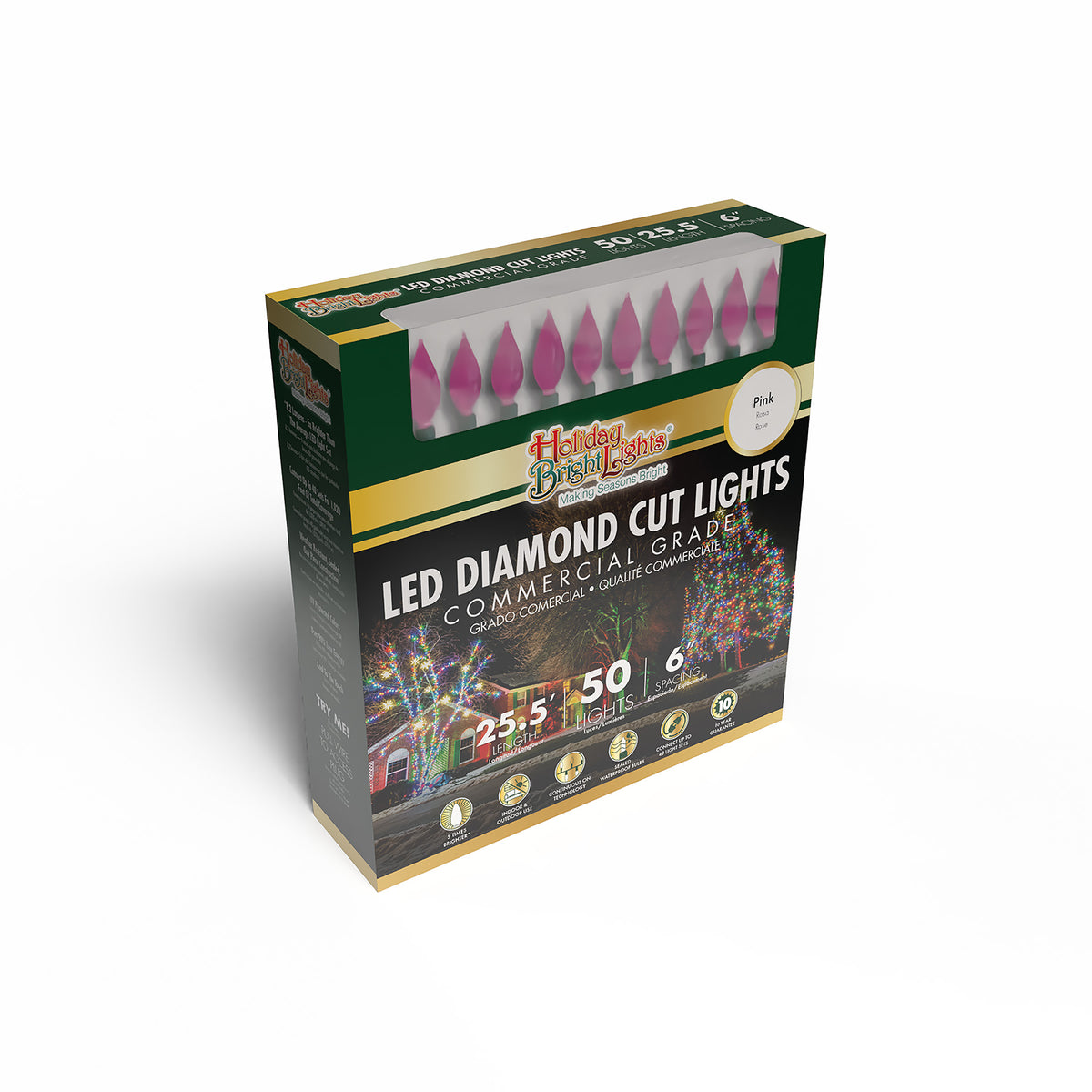 C6 Diamond Cut 50L Lights (Retail Box)