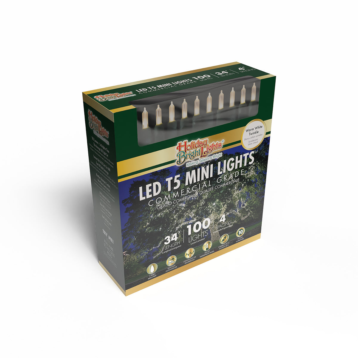 T5 100L 4" Spacing Commercial Light Set (Retail Box)
