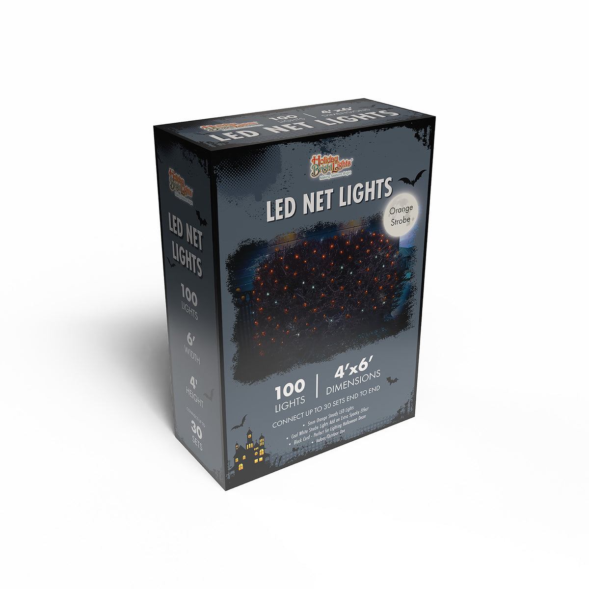 5MM 100L Diamond Net Lights (Retail Box)