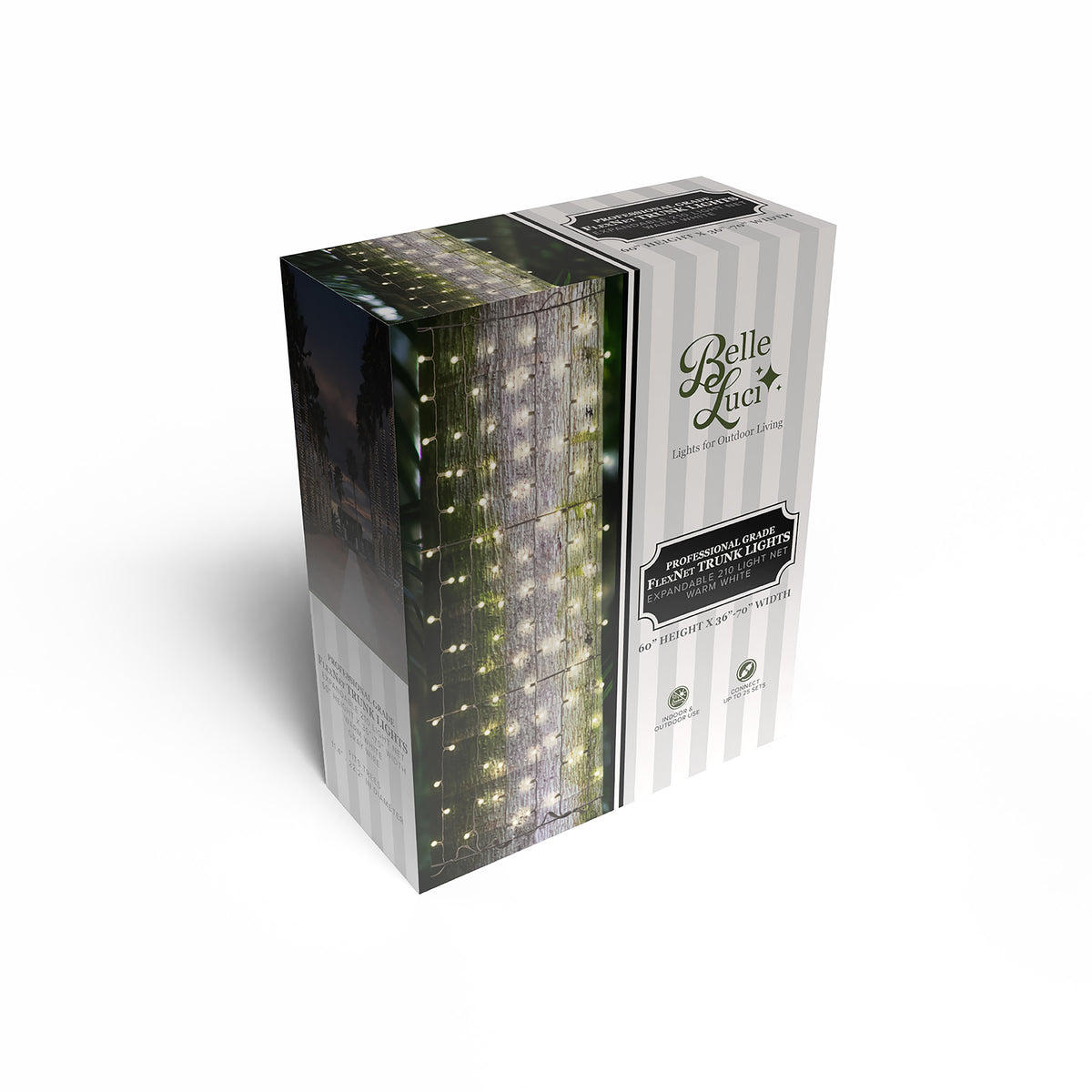 5MM 210L Tree Trunk Net Lights (Retail Box)