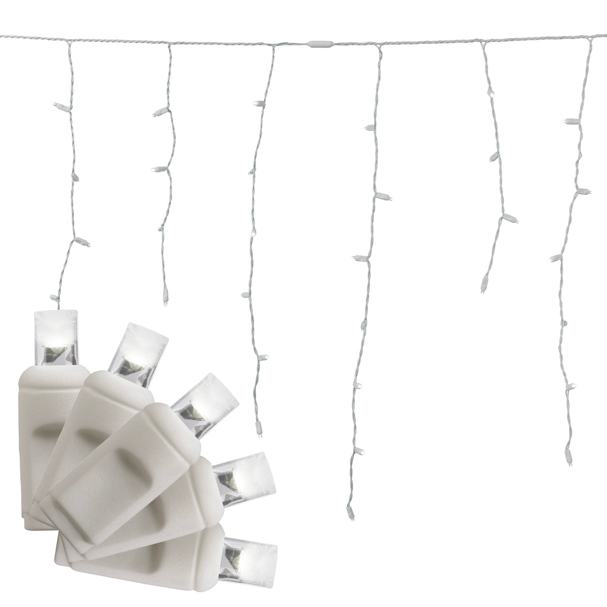 5MM 100L Icicle Lights (Polybag)