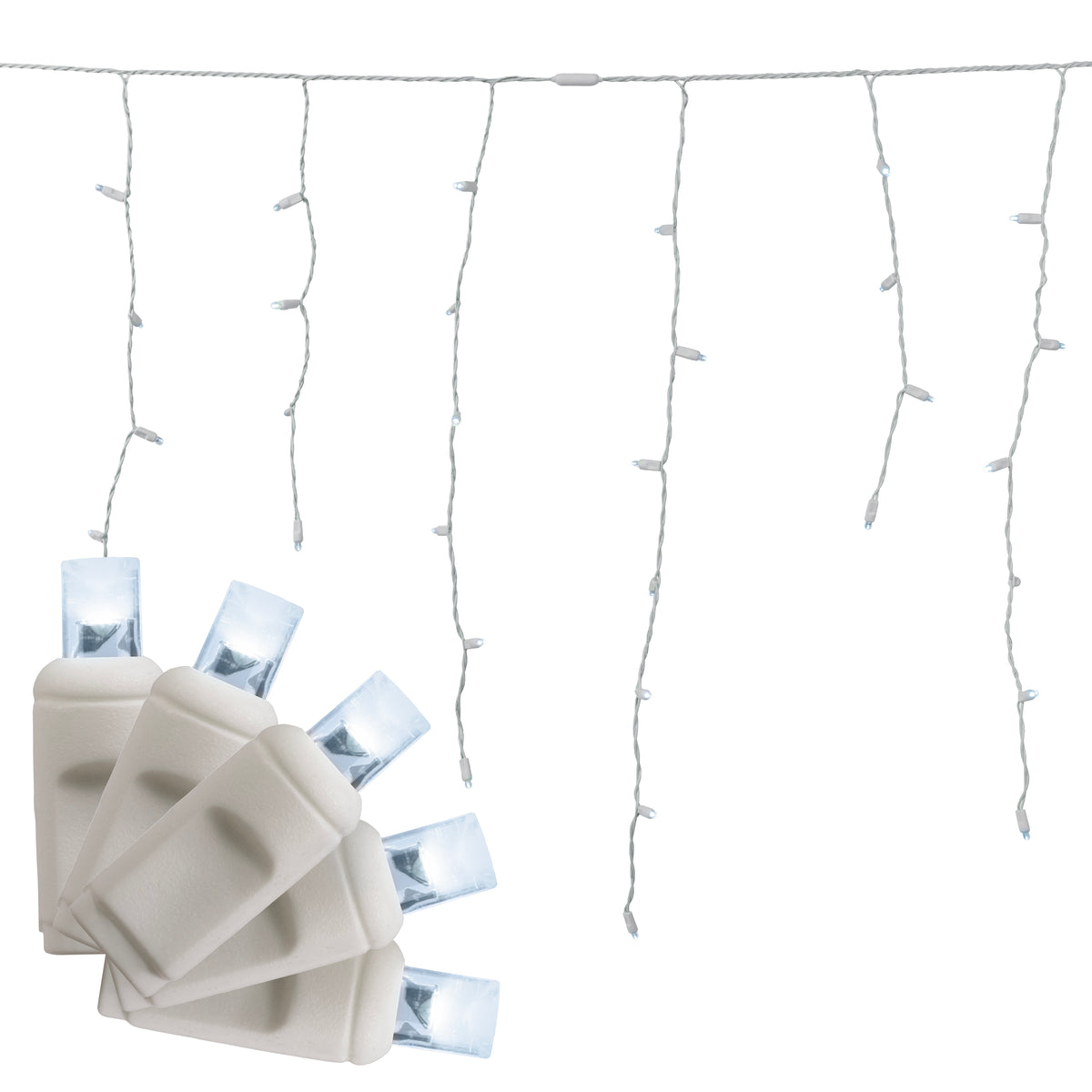 5MM 100L Icicle Lights (Polybag)