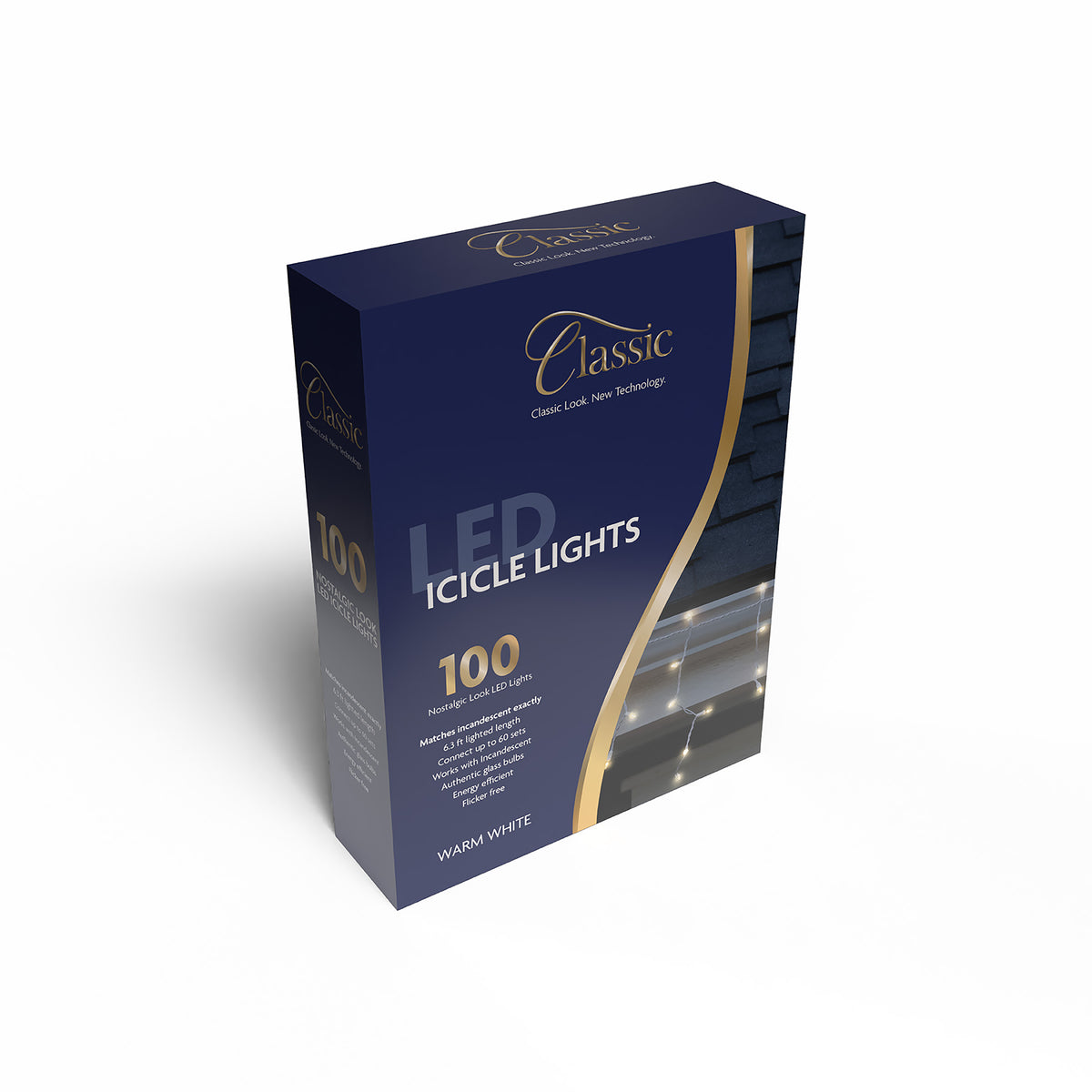 T5 100L Classic Icicle Lights (Retail Box)