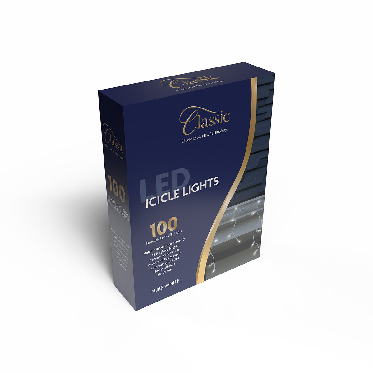 T5 100L Classic Icicle Lights (Retail Box)