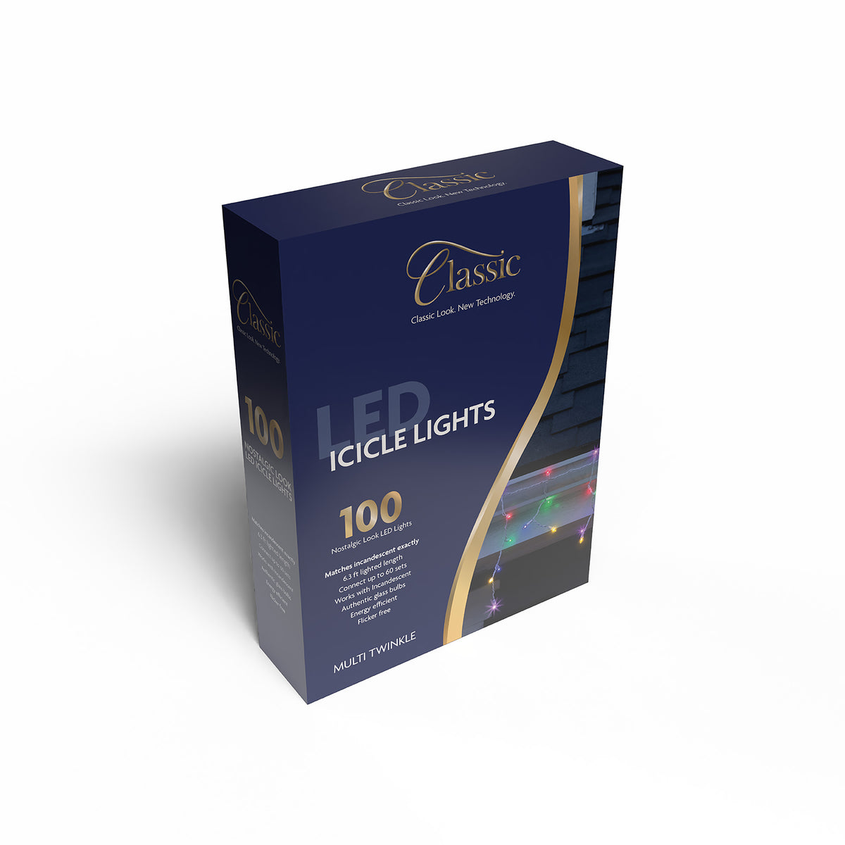 T5 100L Classic Icicle Lights (Retail Box)