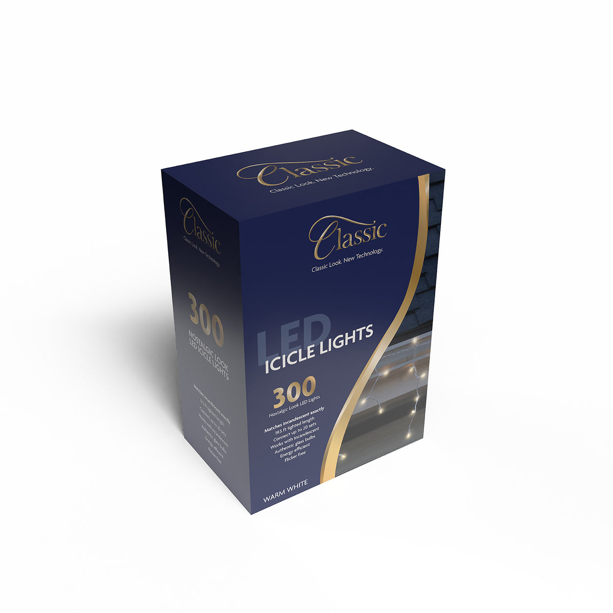 T5 300L Classic Icicle Lights (Retail Box)