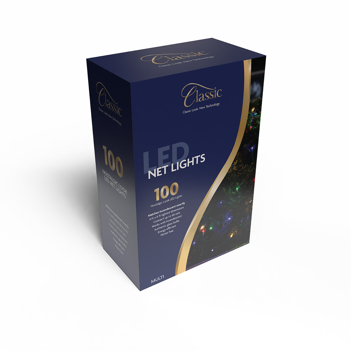T5 100L Classic Net Lights (Retail Box)