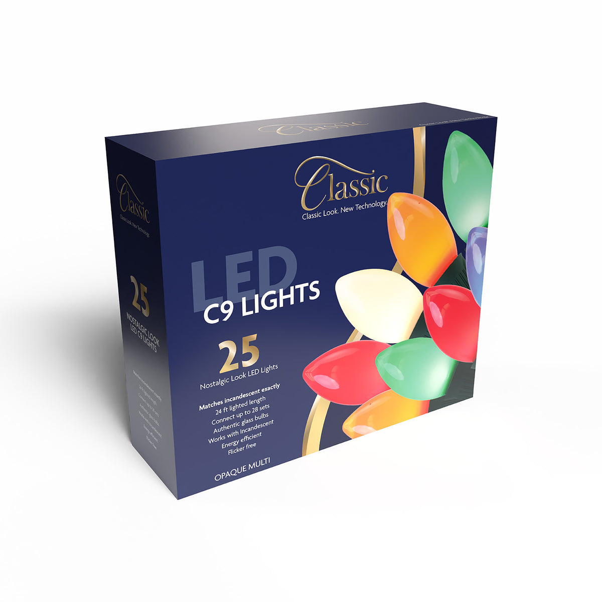 C9 25L 12" Spacing Classic Lights (Retail Box)