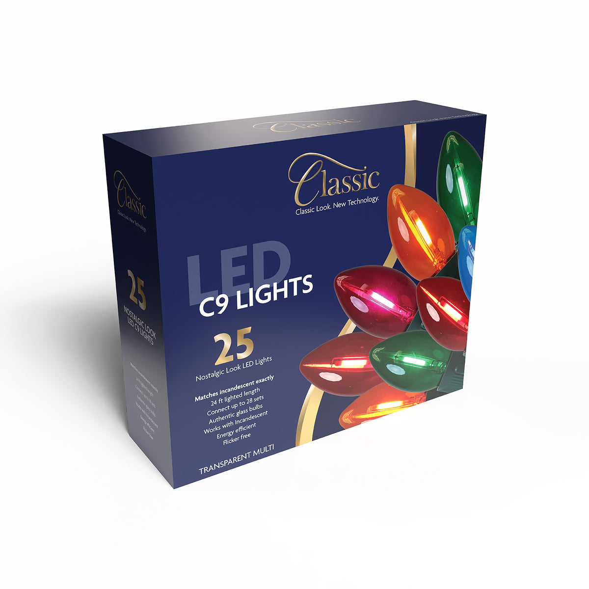 C9 25L 12" Spacing Classic Lights (Retail Box)