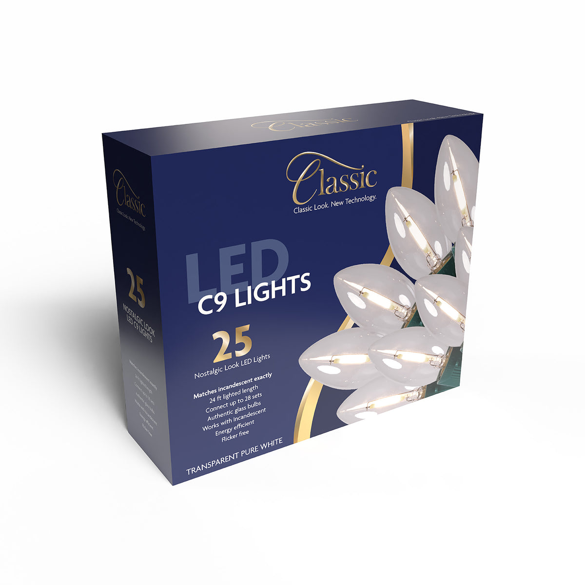 C9 25L 12" Spacing Classic Lights (Retail Box)