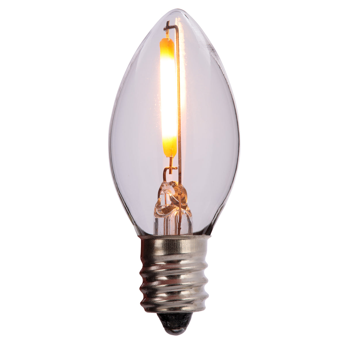 C7 Smooth Transparent Classic Replacement Bulbs (4/PK)