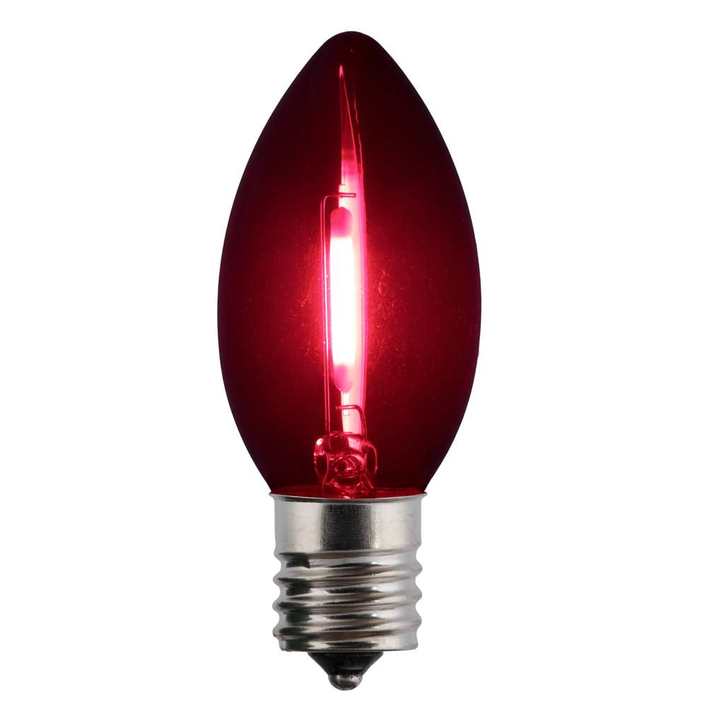 C9 Smooth Transparent Classic Replacement Bulbs (4/PK)